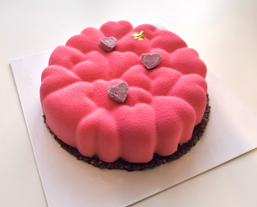 Valentine's Cake | Milk Rice & Cassis