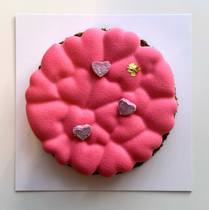 Valentine's Cake | Milk Rice & Cassis